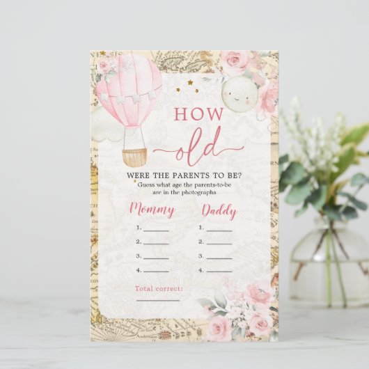 Luchtballon is ze niet zo aardig hoe oude ouders (Staand voorkant)