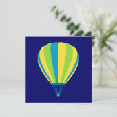 luchtballon kaart (Staand voorkant)