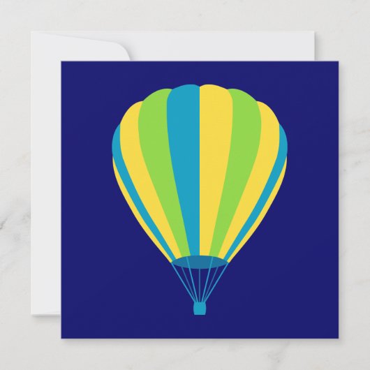 luchtballon kaart (Voorkant)