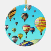 Luchtballon Keramisch Ornament (Voorkant)