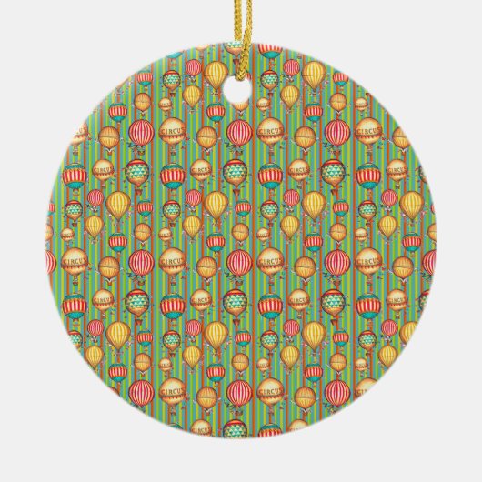  luchtballon keramisch ornament (Voorkant)