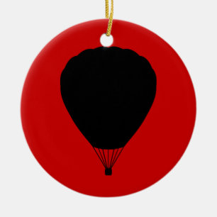 luchtballon keramisch ornament