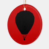 luchtballon keramisch ornament (Links)