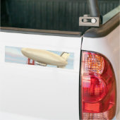 Luchtballon Luchtschip Bumpersticker (Op Truck)