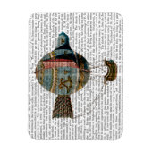 Luchtballon met warme lucht, voorzien van een stoo magneet (Verticaal)