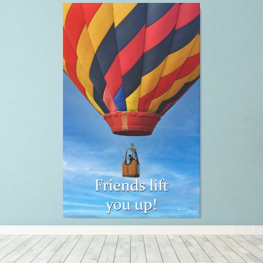 Luchtballon op canvas (Insitu (Houten vloer))