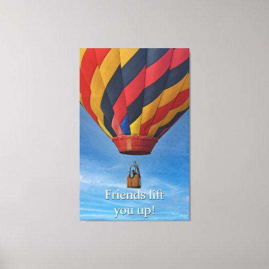 Luchtballon op canvas (Voorkant)