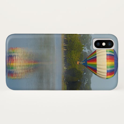 Luchtballon over de rivier Case-Mate iPhone case (Achterkant (horizontaal))