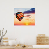 Luchtballon Poster (Keuken)