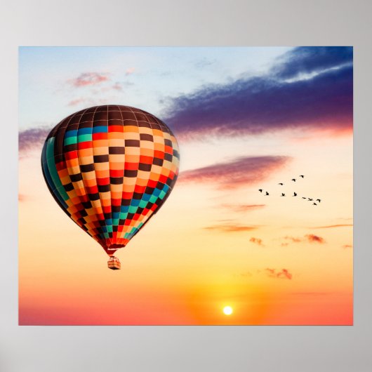 Luchtballon Poster (Voorkant)