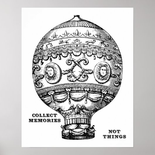  luchtballon poster (Voorkant)