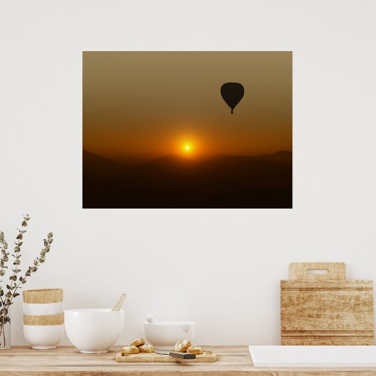 luchtballon poster (Keuken)