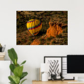 Luchtballon, Red Rock, Coconino National Poster (Thuiskantoor)
