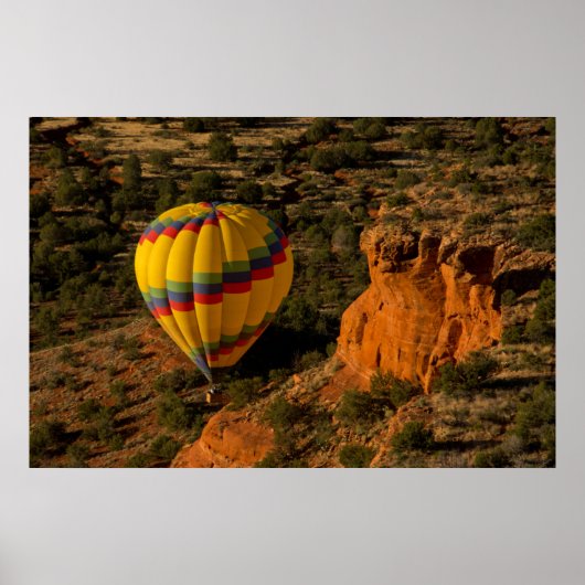 Luchtballon, Red Rock, Coconino National Poster (Voorkant)