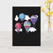 Luchtballon — Ride Aviation Flying Kaart (Gele Bloem)