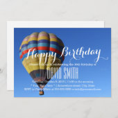 Luchtballon: rond de avond kaart (Voorkant / Achterkant)