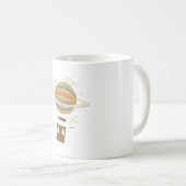 Luchtballon Saturnus Art Koffiemok (Voorkant rechts)