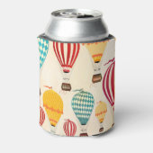 Luchtballon: speels patroonontwerp. blikjeskoeler (Blikje Achterkant)