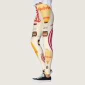 Luchtballon: speels patroonontwerp. leggings (Links)