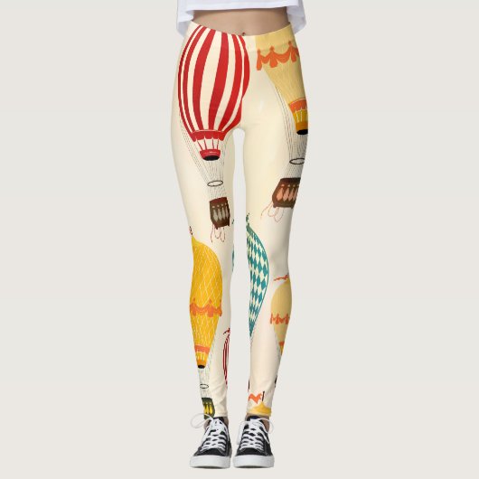 Luchtballon: speels patroonontwerp. leggings (Voorkant)