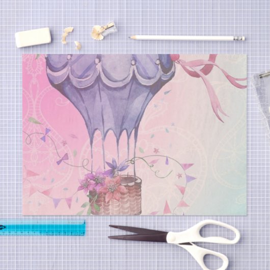  luchtballon tissuepapier (Craft)