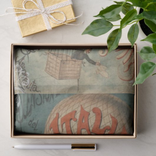  luchtballon tissuepapier (Geschenk)