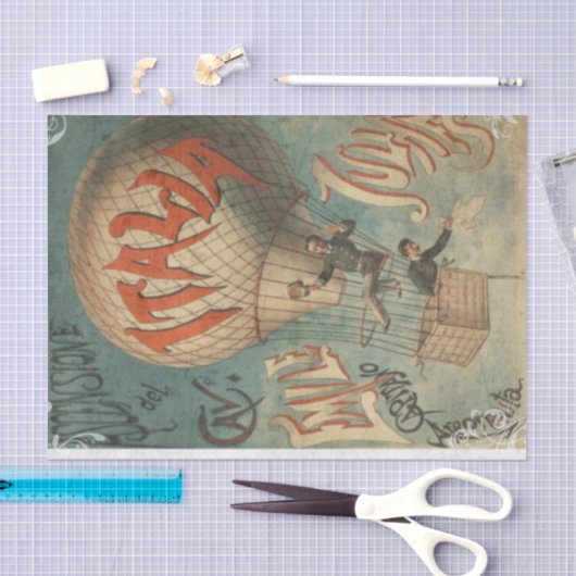  luchtballon tissuepapier (Craft)