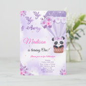 Luchtballon Uitnodigingen (Staand voorkant)