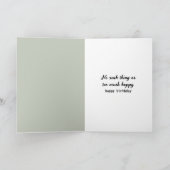  luchtballon Verjaardag Kaart (Binnen)