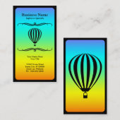 luchtballon visitekaartje (Voorkant / Achterkant)
