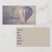  luchtballon visitekaartje (Voorkant / Achterkant)