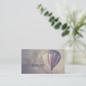  luchtballon visitekaartje (Staand voorkant)