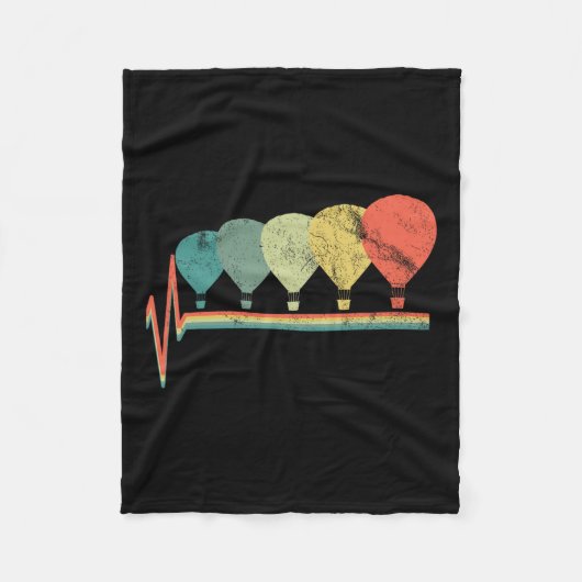  luchtballon voor piloot fleece deken (Voorkant)