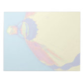 Luchtballon voor warme lucht — pasta notitieblok (Voorkant)