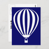 luchtballon voor warme lucht v.2 briefkaart (Voorkant / Achterkant)