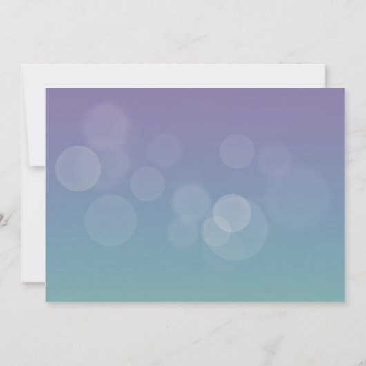 luchtballondieren Baby shower per post uitnodiging (Achterkant)