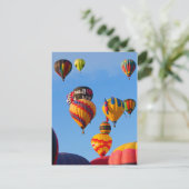 Luchtballonnen 6788 die stijgen briefkaart (Staand voorkant)