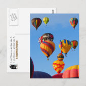 Luchtballonnen 6788 die stijgen briefkaart (Voorkant / Achterkant)