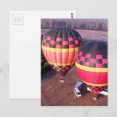 Luchtballonnen 6 briefkaart (Voorkant / Achterkant)