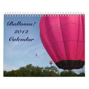 Luchtballonnen!!!!!  Agenda 2012 Kalender