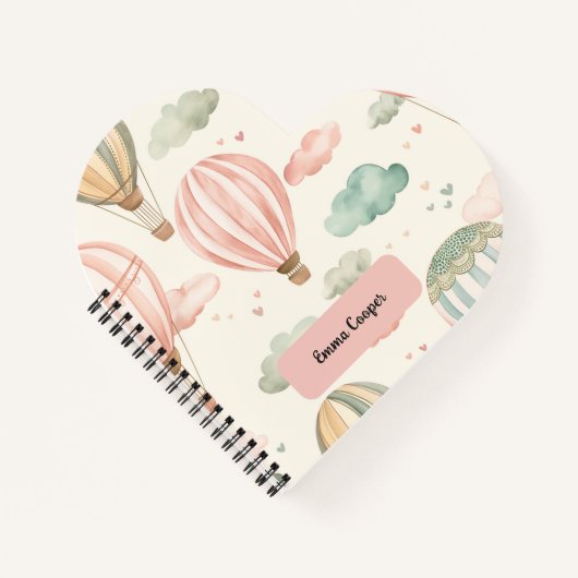 Luchtballonnen Avontuur Kids' Notitieboek (Voorkant)