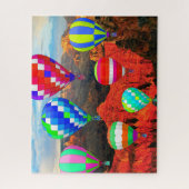 Luchtballonnen boven de Grand Canyon Legpuzzel (Verticaal)