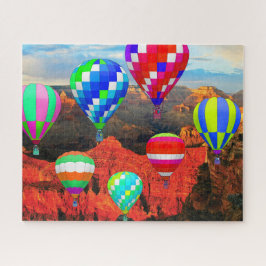 Luchtballonnen boven de Grand Canyon Legpuzzel