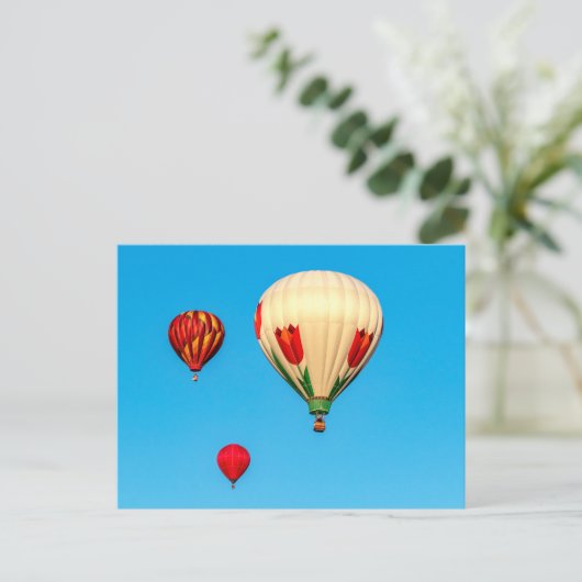 Luchtballonnen Briefkaart (Staand voorkant)