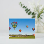 Luchtballonnen Briefkaart (Staand voorkant)