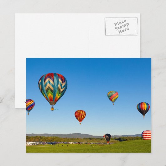 Luchtballonnen Briefkaart (Voorkant / Achterkant)