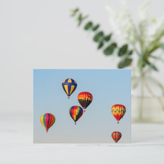 Luchtballonnen Briefkaart (Staand voorkant)