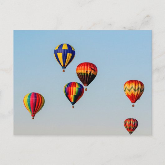 Luchtballonnen Briefkaart (Voorkant)