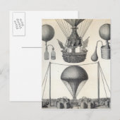 Luchtballonnen Briefkaart (Voorkant / Achterkant)