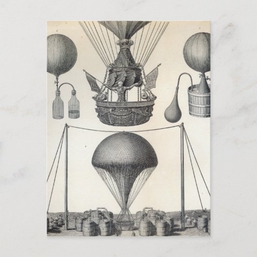 Luchtballonnen Briefkaart (Voorkant)